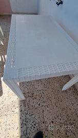 tavolo sedie  plastica