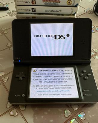 Nintendo DS XL nero/grigio console portatile game