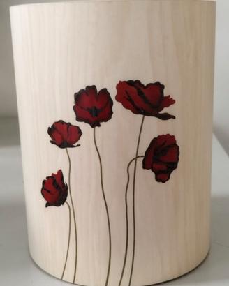 Urna Artistica in Legno “Papavero” – Art Funerale