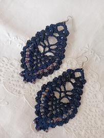 orecchini all'uncinetto 