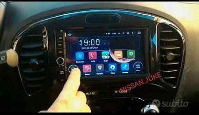 Autoradio Navigatore android Nissan juke.