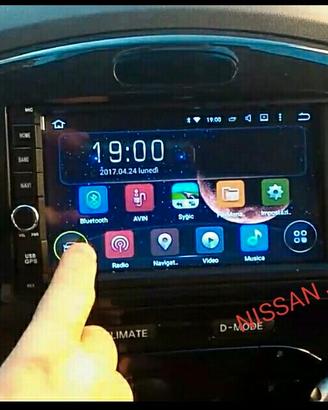 Autoradio Navigatore android Nissan juke.