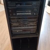 stereo monoblocco kenwood piu giradischi