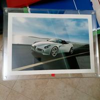 Quadro cornice magnetica alfa romeo 8C spider