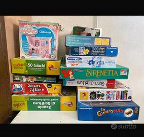 Vari giochi per bambini 3-10 anni