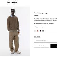 Pull&Bear Pantaloni Cargo Baggy
