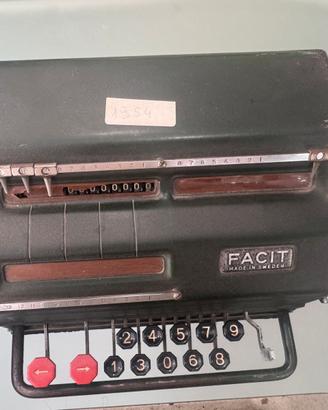 Calcolatrice Facit del 1954