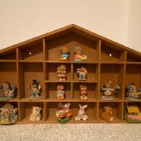Casetta con set vintage Statuine