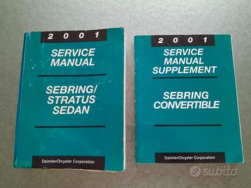 2001 CHRYSLER SEBRING & STRATUS MANUALI OFFICINA
