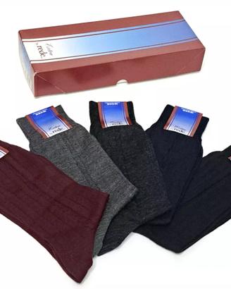 5 PAIA CALZE CORTE UOMO *REDE LANA - SCONTO 30%