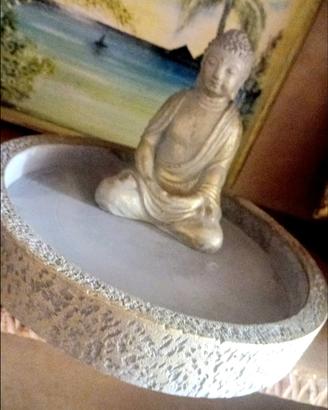 Buddha ceramica vaso