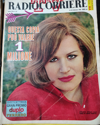 Riviste RADIO CORRIERE TV anni 60