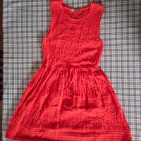 Abito Twinset color rosso corallo