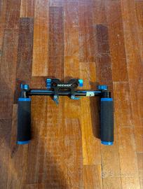 Neewer Dual Handle Blu per Gimbals e Rig Rods