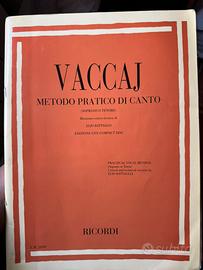 Vaccaj – Metodo pratico di canto – Soprano Tenore