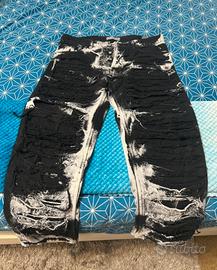 Jeans strappato nero