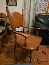 poltrona sedia modernariato 