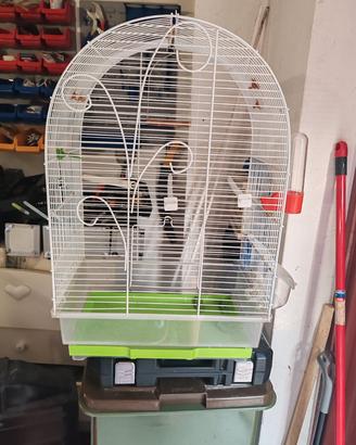 gabbia completa H 60 L40 P27cm