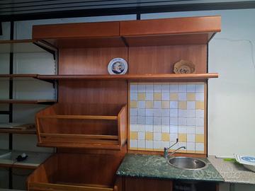 espositore per pane compreso lavandino