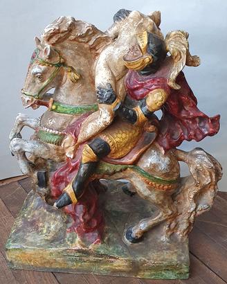 CERAMICA POLICROMA, RATTO DELLE SABINE, PRIMI '900