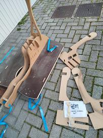 Piastra Sender per manual mountain bike impennata