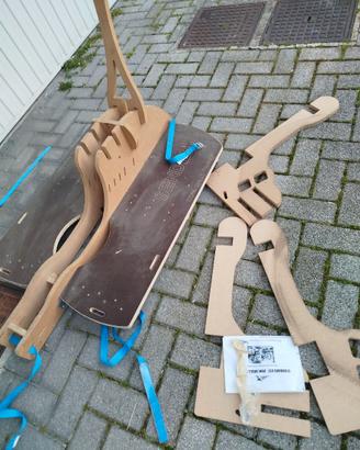 Piastra Sender per manual mountain bike impennata