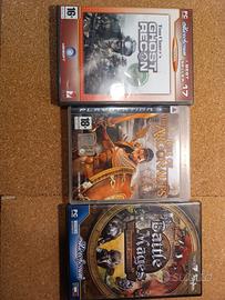Lotto giochi per PC E PS3 vintage