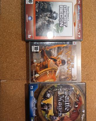 Lotto giochi per PC E PS3 vintage