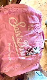Borsa MC2 Saint Barth Canvas Rosa con Frange