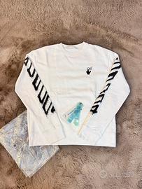 Marker arrows spry white hoodie - Off-White