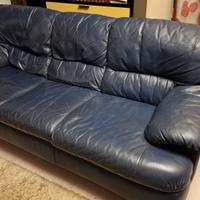 Divano in vera pelle pregiata 3 posti