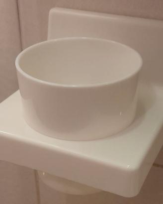 SET bicchiere spazzolino porta saponetta da muro