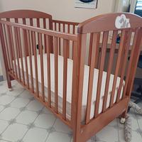 culla per bambini compresa di materassi e paracolp