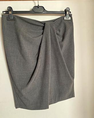 Gonna grigia Stefanel Taglia S/40