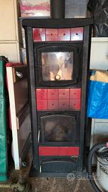 Termostufa a legna con forno