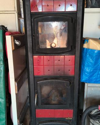 Termostufa a legna con forno