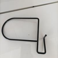 Ikea Flit fermalibri in metallo nero anni '90
