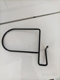 Ikea Flit fermalibri in metallo nero anni '90