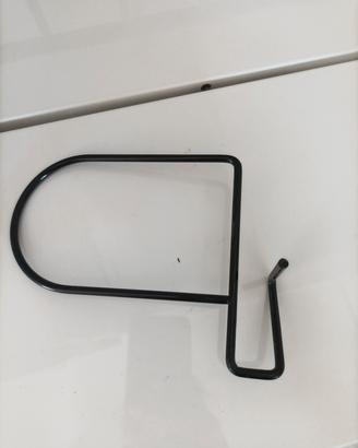 Ikea Flit fermalibri in metallo nero anni '90