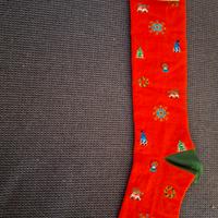 Calze Gallo di Natale nuove