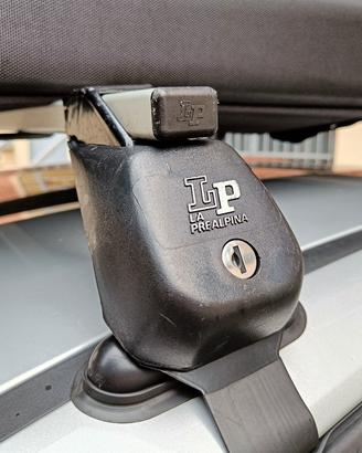 Barre portatutto per tetto auto, La Prealpina LP43