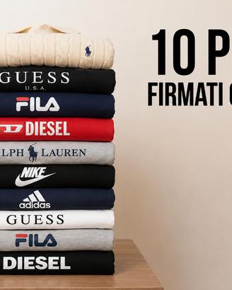 STOCK MIX ABBIGLIAMENTO FIRMATO - 10 PEZZI (GRADO