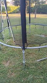 Tappeto elastico-struttura.