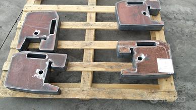 si realizzano zavorre e porta zavorre su misura