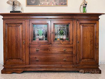 Credenza bassa legno massello arte povera