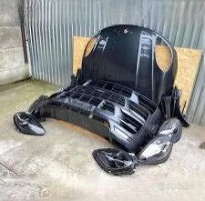 Musata completa frontale fari paraurti Porsche Mac