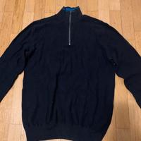 Maglione dolcevita Celio blu
