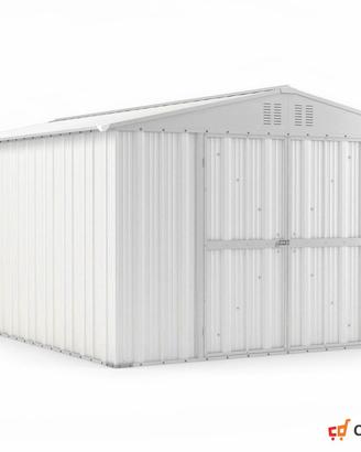 Box capanno acciaio lamiera 327x459 cm bianco