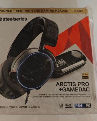 Headset/Cuffie Steel Sereis Artic Pro + Dac Nuove