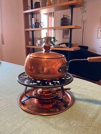 Set fonduta in rame - Stockli Nestal Swiss Made